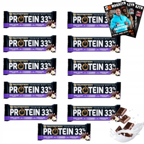 GO ON NUTRITION Proteinriegel 33% mit Schokoladengeschmack - 11x50g