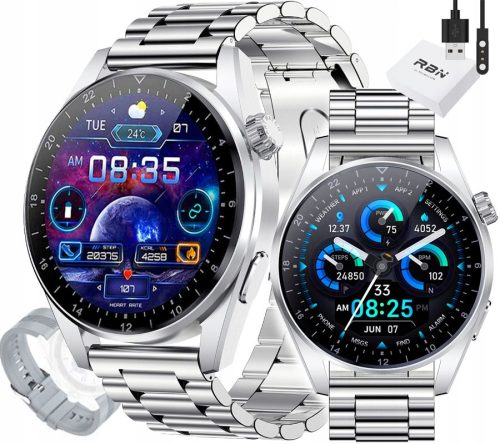  SMARTWATCH Rubicon Herrenuhr ANRUFE SCHRITTE SMS POLNISCHEN MENÜ SPORT SMART