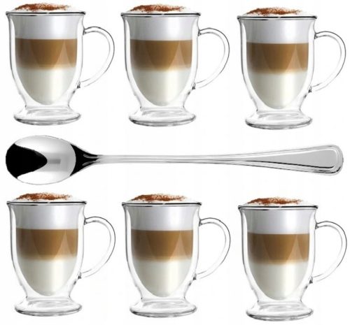 Gläser und Tassen Vialli Design Latte-Gläser 250 ml 6 Stk.