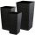  Kadax Blumentopf 29 cm x 29 x 57 cm Durchmesser 29 cm Kunststoff schwarz