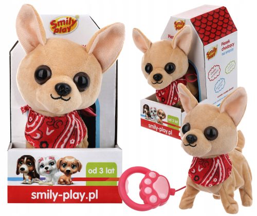  SMILY PLAY DOG EIN HUND, DER AN DER LEINE GEHT, BACKT