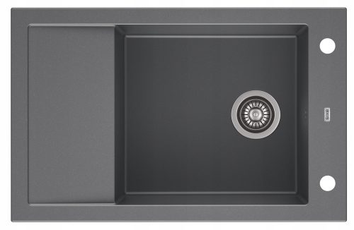 Moderno Buddy 40 Einbeckenspüle, graue Granittöne