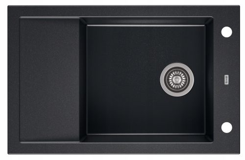 Moderno Buddy 40 Einbeckenspüle, schwarzer Granit