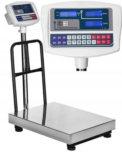 ELEKTRONISCHE WAAGE 150KG 30X40 FÜR GEMÜSE UND FRÜCHTE