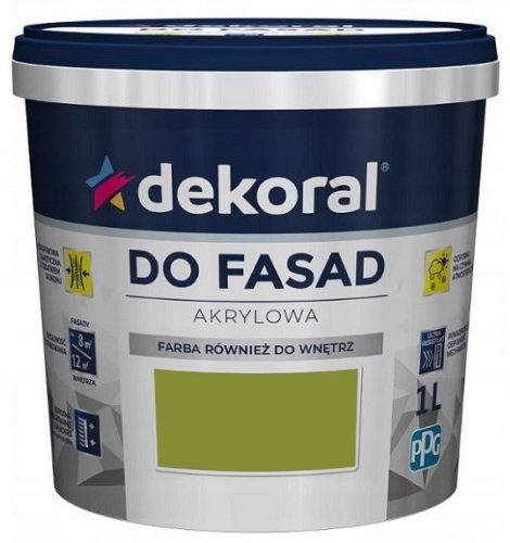  Dekoral Acryl-Wandfarbe 5 l Olivgrün matt