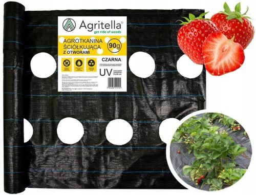 Agrartextil - Agrotella-Mulchgewebe (Anti-Unkraut) Agritella schwarz 80 x 5000 cm 90 g/m²
