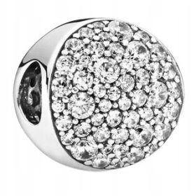  Charms Strahlende Eleganz mit Pavé-Zirkonen 925