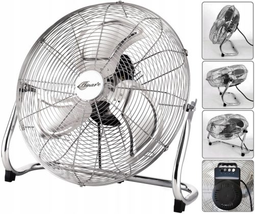 Amare VT-03 Standventilator Silber/Grau