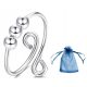  ANTI-STRESS-RING Fidgetring Silber reg.