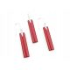  Silberset, 925er Silber, rot, rot