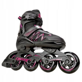  Croxer Glider Magenta verstellbare Skates 39-42 Abec9