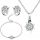  SET SILBERSCHMUCK ROSE 925 SILBER