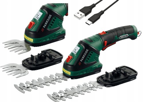 Gartenscheren und Heckenscheren Parkside 12 cm 4 V kabellose elektrische Schere