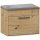  TopEshop Schuhschrank mit Sitz 60 x 49 x 35 cm Artisan-Eiche