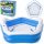 Bestway 54153 aufblasbarer Pool 213 x 206 cm blau