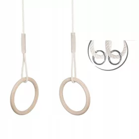 MAMOI Turnringe für Kinder, Verstellbare Swing Ringo Hoops