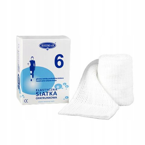  ELASTISCHES Verbandsnetz für Kopf, Schulter, Dusche, Knie, R-6 1 m