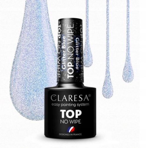  CLARESA TOP NO WIPE GLITTER TOP HYBRID GLITTER TOP BLAU 5G