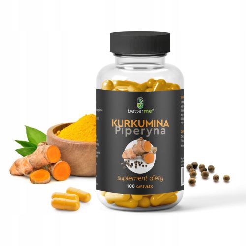  BetterMe Curcumin 95% und Piperin Curcumin Kurkuma 100 Stk.
