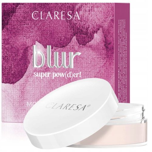  Claresa Porenglättender, mattierender Loose Powder Blur Super Powder + FILE