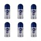  Nivea MEN Silver Protect 6 Stk. x 50 ml Roll-on Antitranspirant