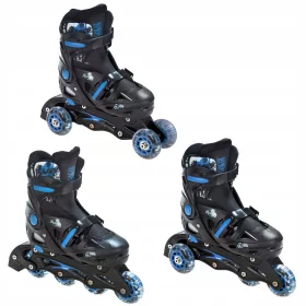    Raven Singer Inlineskates, Größe 37 - 40, Schwarz und Blau