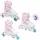  Raven Rosi 28-32 Inline-Skates, weiß und rosa