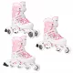  Raven Laguna Weiß/Pink 34-37 Gummi-Skates