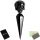  Silberner schwarzer Herrenohrring Skull Gothic 925