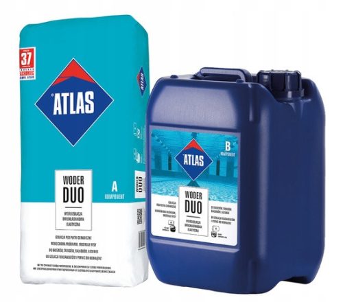 Zweikomponenten-Sofortabdichtung Woder Duo 24 kg trocken ATLAS