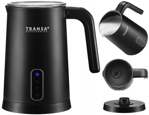  Transa Electronics MilkyMix Schwarzer Milchaufschäumer