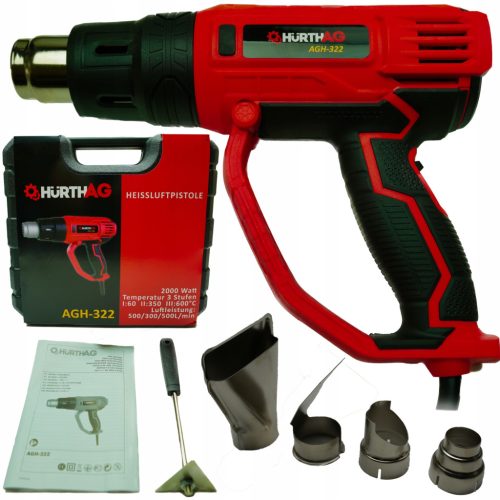 HurthAG 2000 W 230 V 600 °C Heißluftpistole