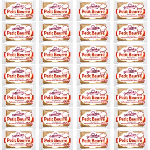 Petit Beurre Kekse von Jutrzenka - 100g, 28 Stück pro Packung
