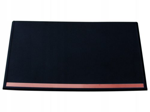 Blech vor dem Kamin, mattschwarzer Stahl, 100x60cm + cu