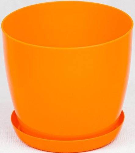  BratGO Blumentopf 28 cm x 28 x 25,1 cm Durchmesser 28 cm Kunststoff in Orangetönen