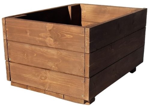  Süßer Fuchs-Blumentopf 60 cm x 40 x 29 cm Mahagoniholz, natur, Braun- und Beigetöne, Grau- und Silbertöne, Palisander, mehrfarbig
