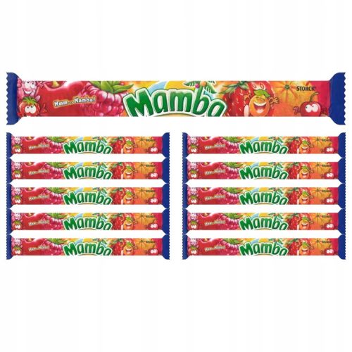Mamba Kaugummi - 44 Stück in 4 köstlichen Fruchtaromen von Storck