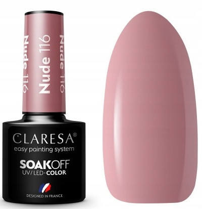  Hybrid-Nagellack Claresa. Braun- und Beigetöne Nude 116