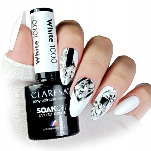  CLARESA UV/LED HYBRID POLISH WEISS 1000 WEISS
