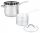 Töpfe Topf zum Braten von Pommes Frites Kamille KM5852 Silber 3,5 l