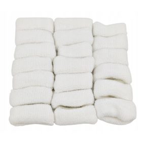  Ein Satz weißer Gummibänder ohne Gelenke