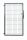 Durchbrochene Pforte X-STAL 100 x Bis 150 grau