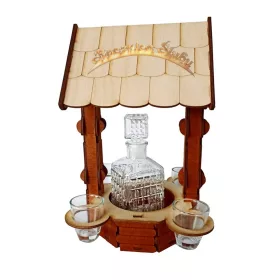    Gläser, Dekanter, Ständer, Hochzeitsgeschenk für das Brautpaar