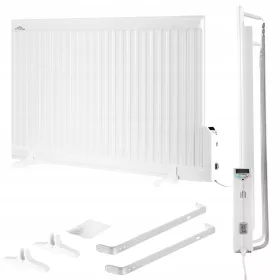    Elektrischer Ölheizer 1800 W LCD ELPE weißes Panel 50x114cm