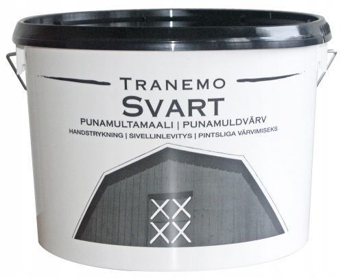 SCHWEDISCHE FARBE FÜR HOLZFASSADEN SCHWARZ 10L