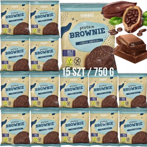 Frank&Oli Vegane Protein Brownies - Glutenfrei und Ohne Zuckerzusatz