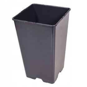    Blumentopf Edoniczki.pl 12 x 19,5 cm Durchmesser 12 cm Kunststoff schwarz