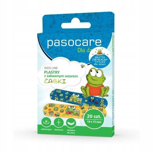  Kinderpflaster Pasocare Frogs 19 x 72 mm 20 Stk