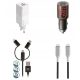  Set Forever-Ladegeräte + 2 3-in-1-USB-Kabel