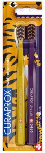  Curaprox CS 5460 Tiger Zahnbürsten, 2 Stück